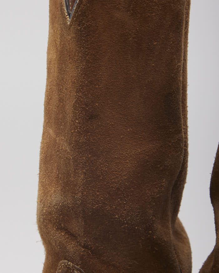 Vintage Boulet Cowboy Boots - UK4