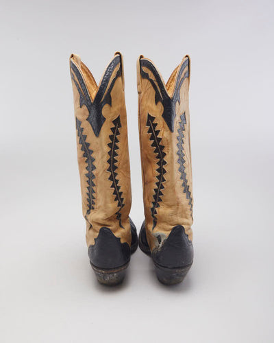 Vintage Boulet Cowboy Boots - UK5