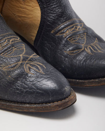Vintage Boulet Cowboy Boots - UK5