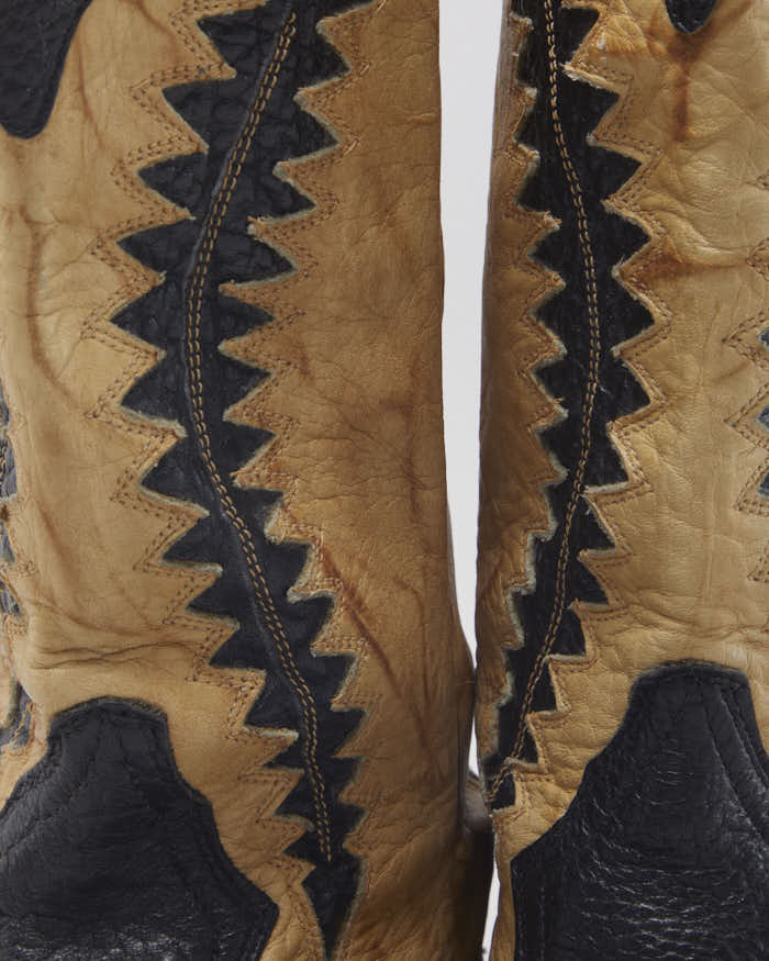Vintage Boulet Cowboy Boots - UK5