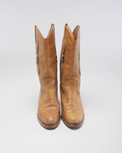 Vintage Cowboy Boots - UK4