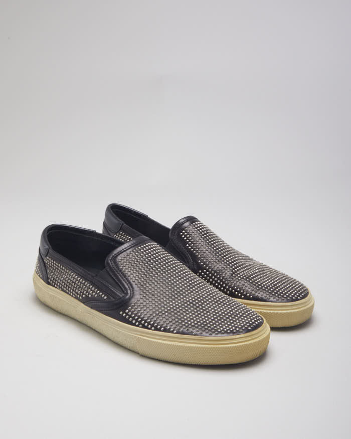 Saint Laurent Studded Slip-ons - Main Image