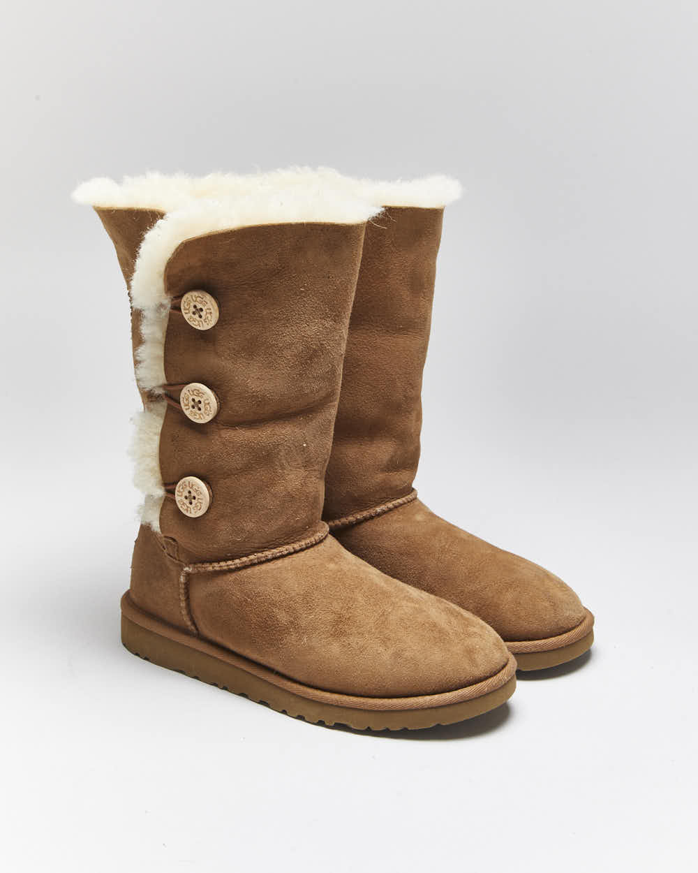 Vintage Y2k 00s UGG Australia Sheepskin Lined Boots UK3