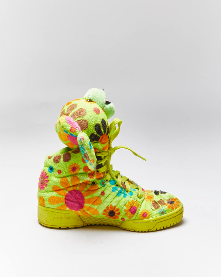 Adidas x Jeremy Scott Teddy Bear Flower Power Trainers - UK4