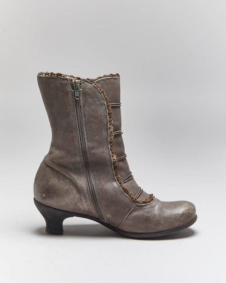Vintage Brako Lace-up Boots - UK5