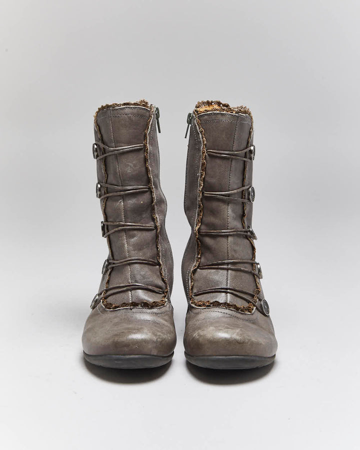 Vintage Brako Lace-up Boots - UK5