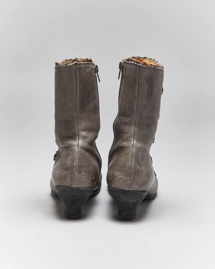 Vintage Brako Lace-up Boots - UK5