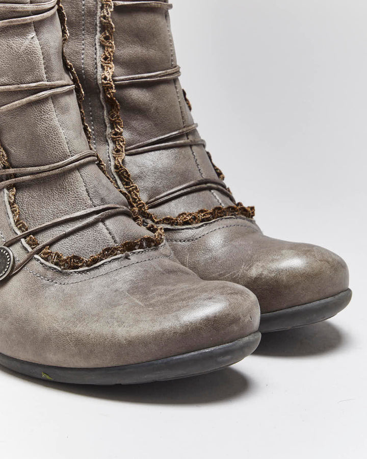 Vintage Brako Lace-up Boots - UK5