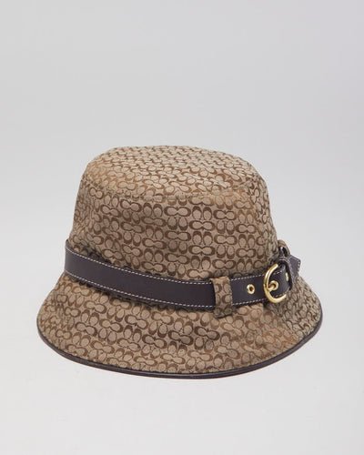 Vintage Coach Monogram Bucket Hat