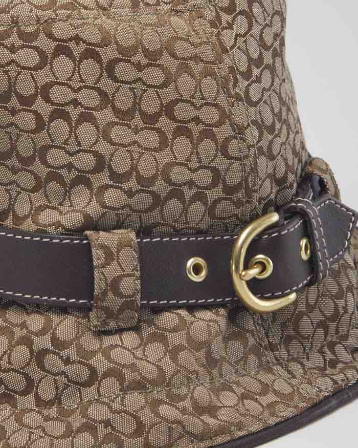 Vintage Coach Monogram Bucket Hat