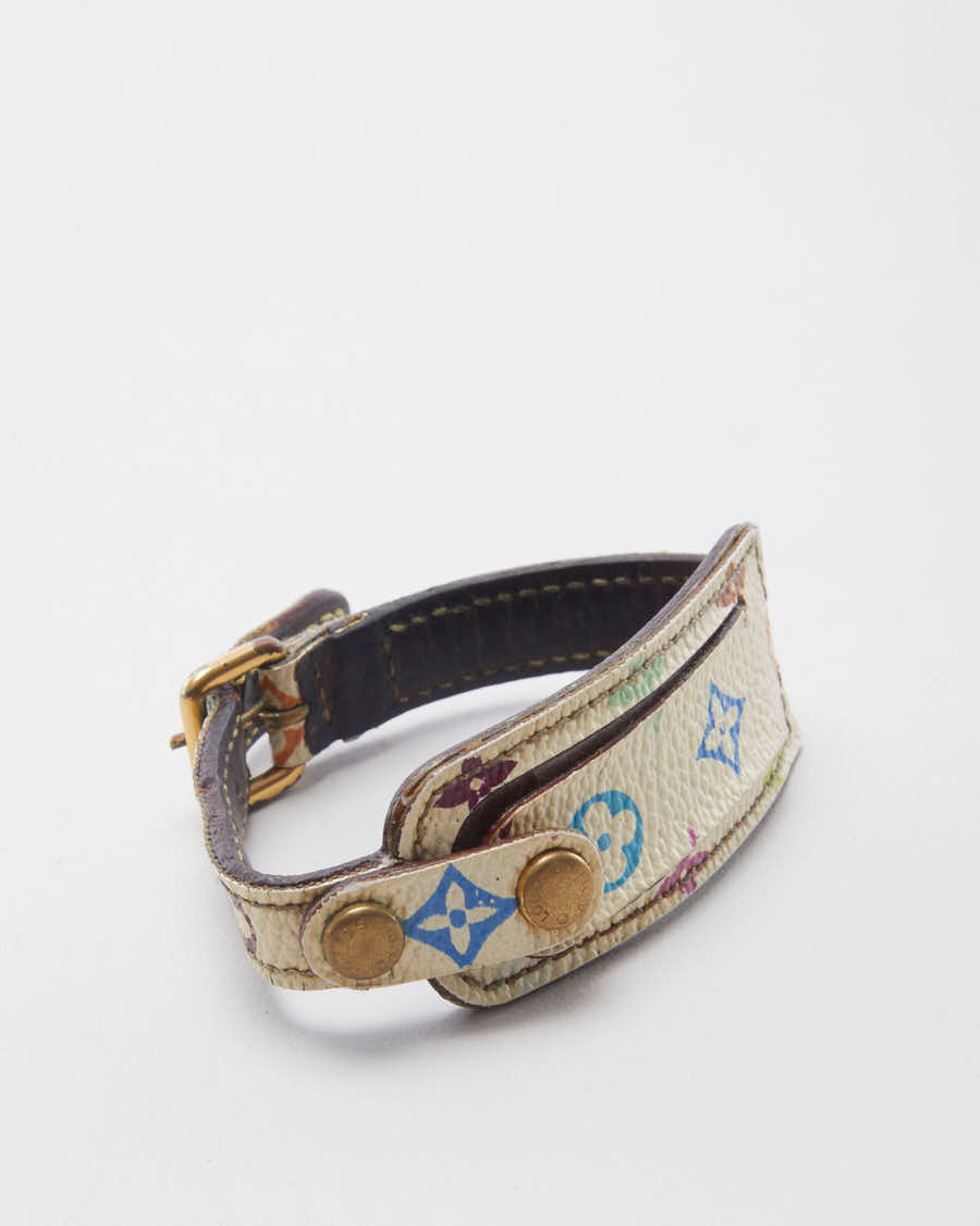 Y2K 00s Louis Vuitton Leather Bracelet