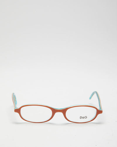 Y2K 00s Dolce & Gabbana Orange Eyeglasses - O/S