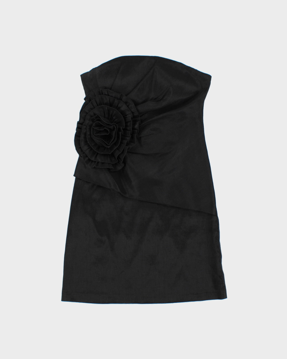 bandeau dress 2000s Vintage 2000s Romeo & Juliette Couture Rosette Bandeau Dress