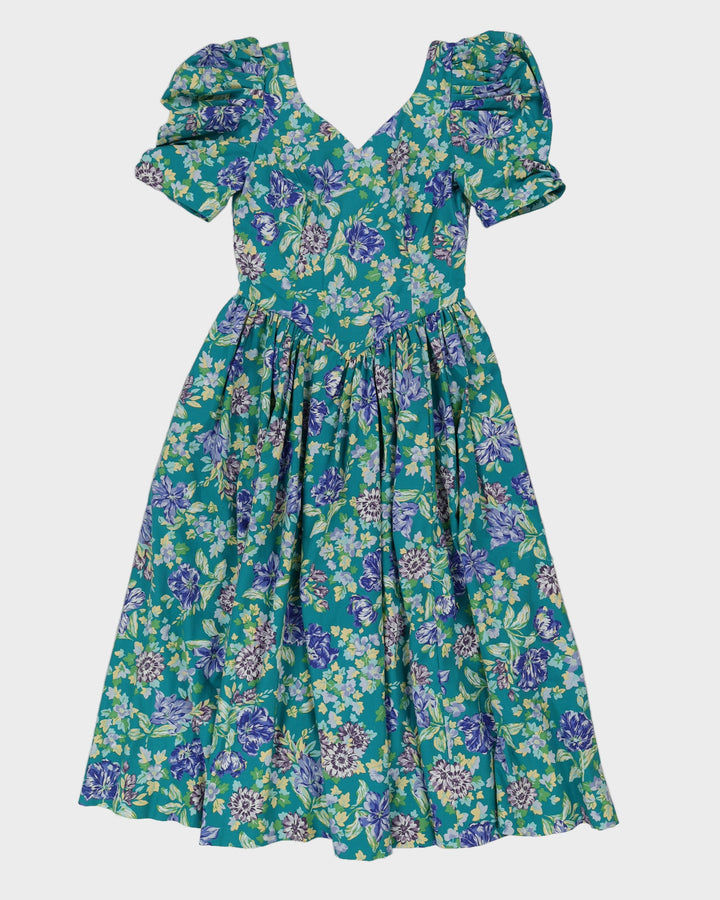 Vintage 1980s Laura Ashley Dress - M