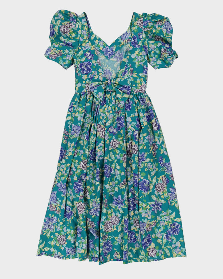 Vintage 1980s Laura Ashley Dress - M