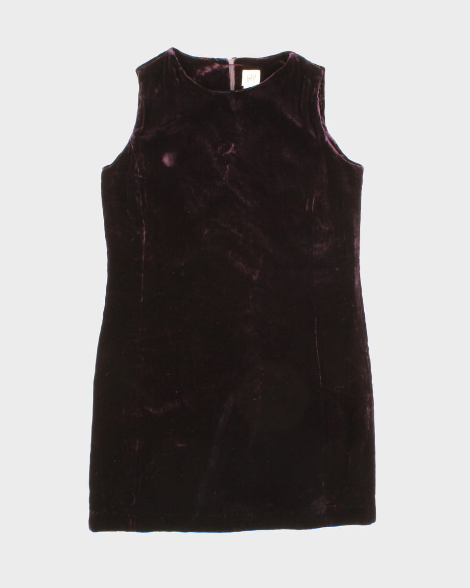 Vintage 90s Gap Velvet Dress M Rokit