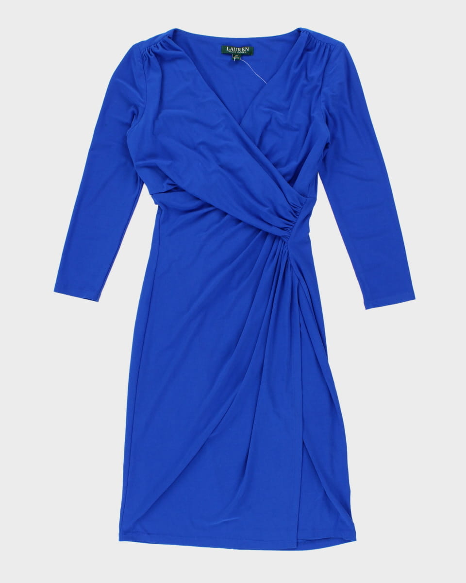 00s Ralph Lauren Blue Dress - S Rokit 00s Ralph Lauren Blue Dress - S Rokit