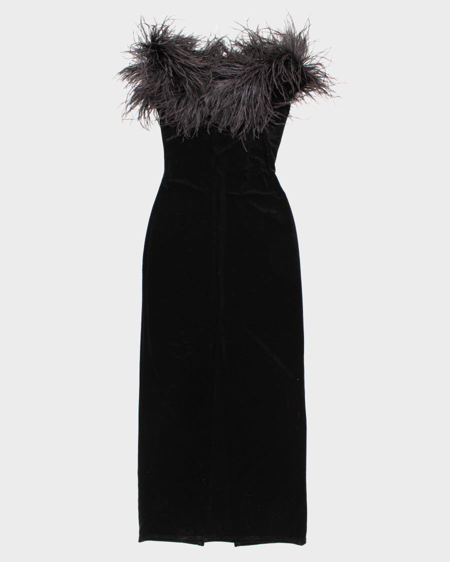 gunne sax black dress Womens Vintage 1990s Jessica McClintock for Gunne Sax Black Velvet and –  Rokit