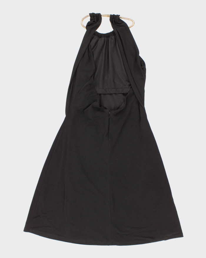 Vintage Woman's Black Calvin Klein Black Evening Dress - M