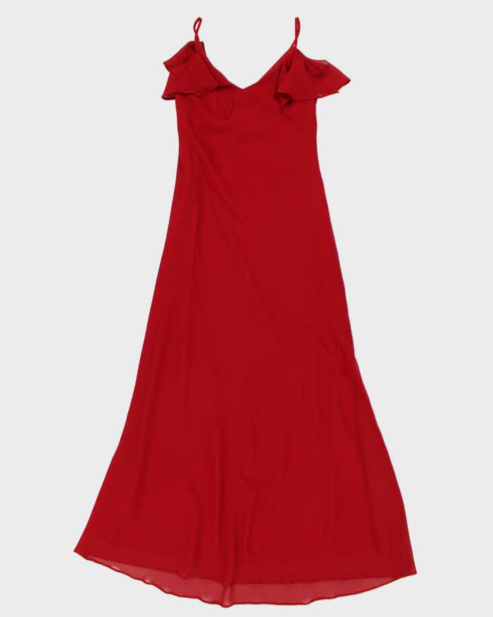 red 90s dress 90s Oscar De La Renta Red Mini Dress Size M
