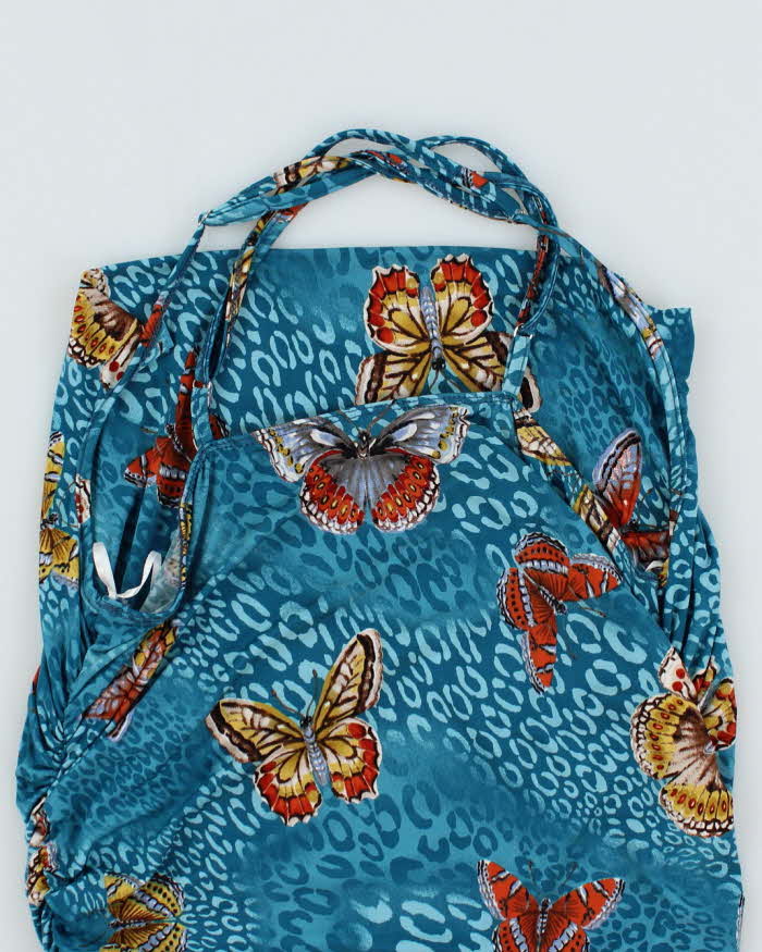 Y2k Guess leopard Point Butterfly Dress - XL