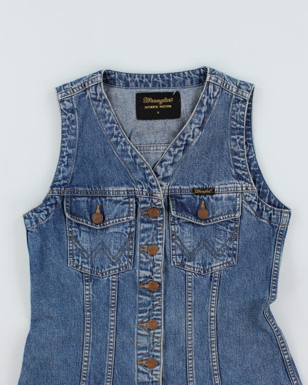 Vintage 80s Wrangler Denim Dress - S