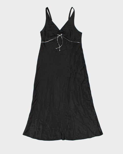 Jones New York Black Slip Dress - S Rokit Jones New York Black Slip Dress - S Rokit