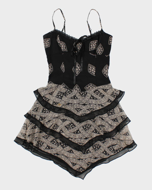Y2k 00s Guess Ruffle Dress - S
