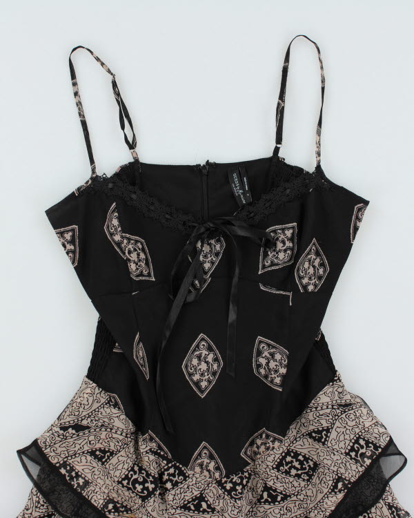 Y2k 00s Guess Ruffle Dress - S