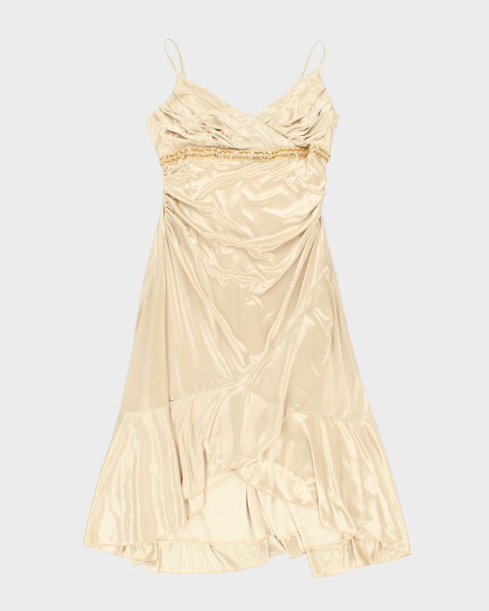 Y2k 00s Ruby Rox Gold Dress - S