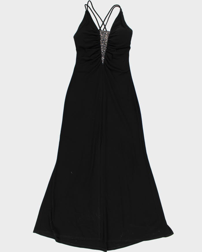 Y2k 00s Bellissima Black Maxi Dress - S
