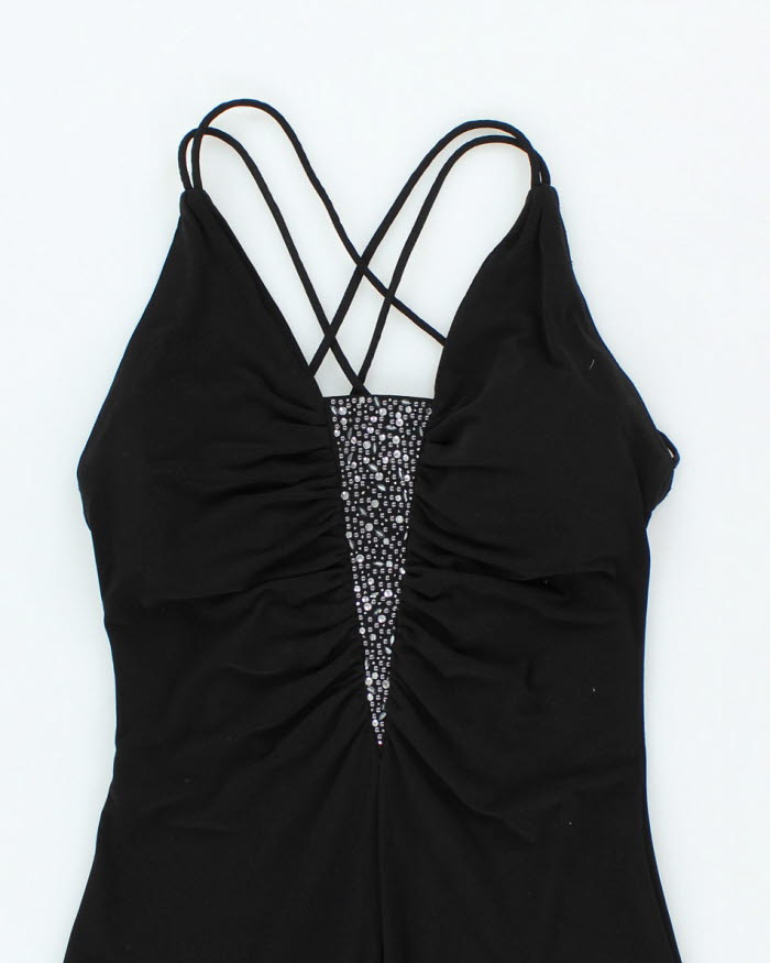 Y2k 00s Bellissima Black Maxi Dress - S