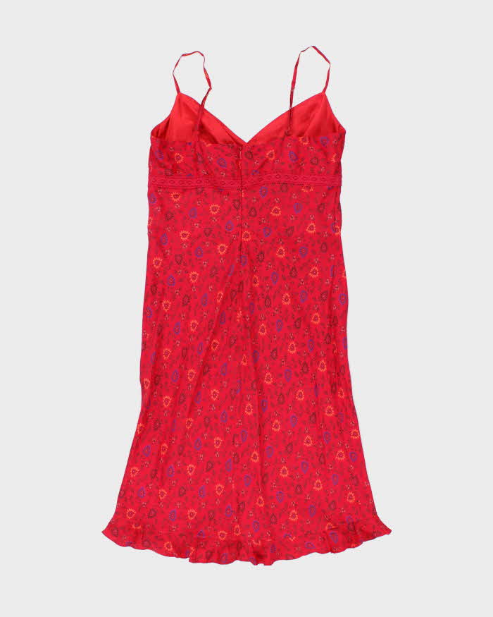 Vintage 90s Express Silk Dress - S