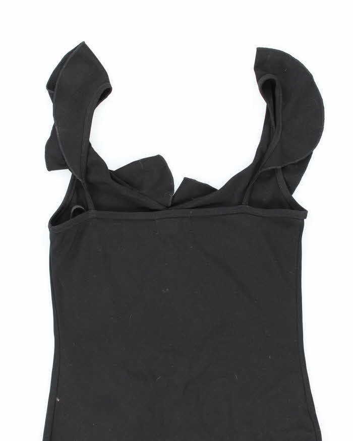 Vintage 90s Heart Soul Ruffle Dress - XS