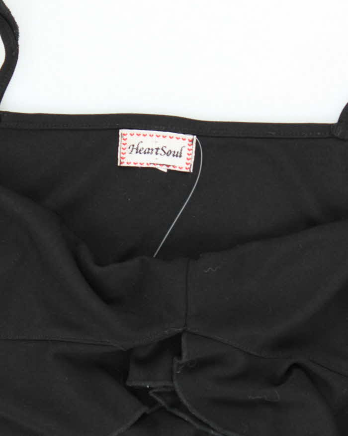 Vintage 90s Heart Soul Ruffle Dress - XS