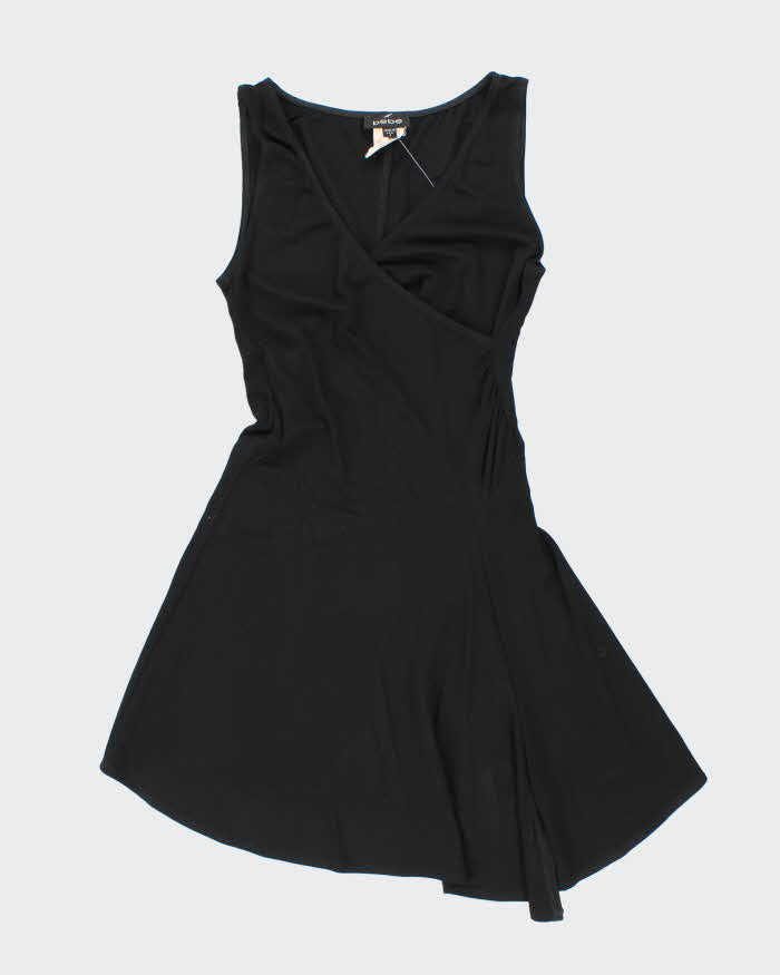 Vintage Y2k 00s Bebe Asymmetric Hem Dress - S