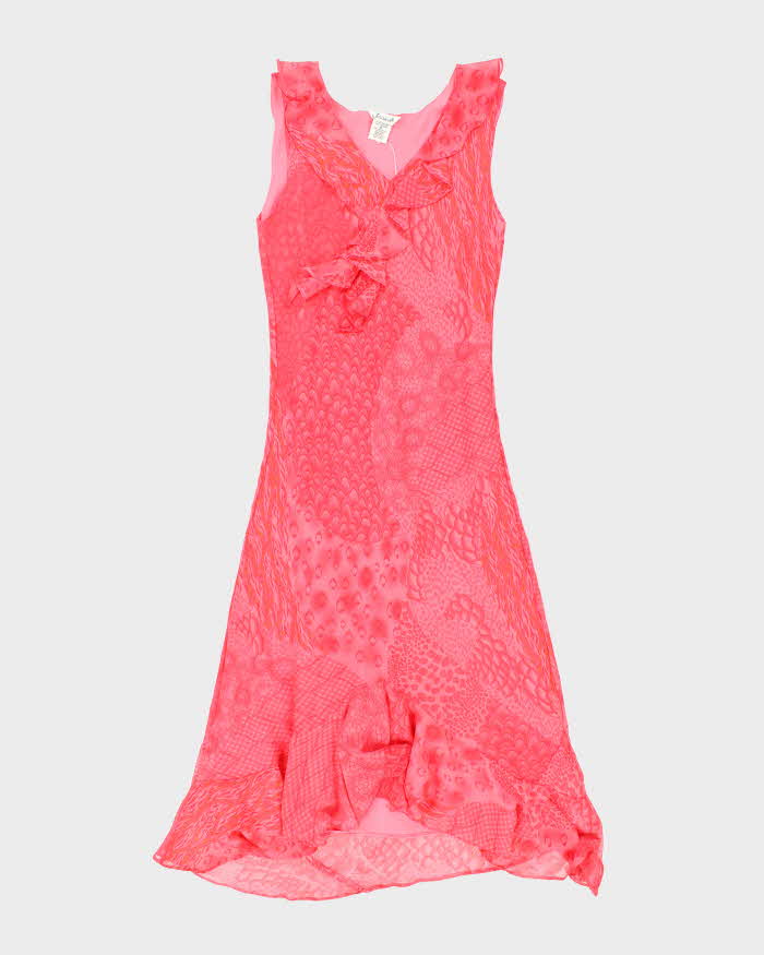 Vintage 90s Jessica Ruffle Detail Dress - M