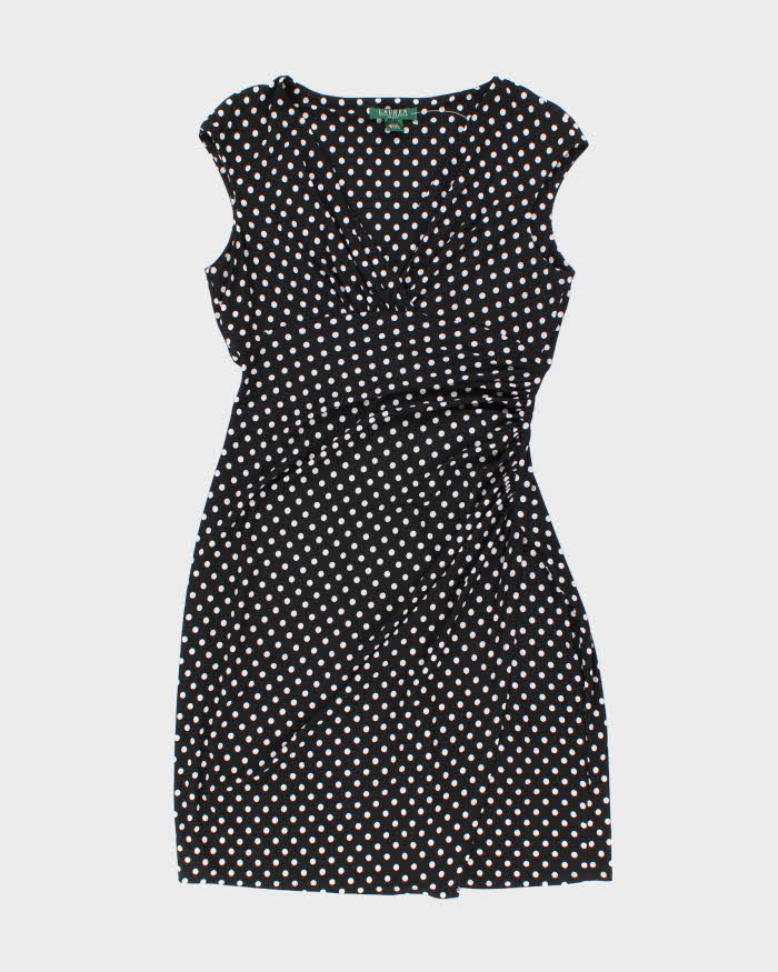 Vintage 00s Ralph Lauren Polka Dot Dress