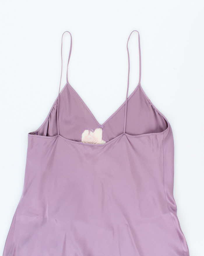 Vintage 90s Romantic Night Silk Slip Dress - S