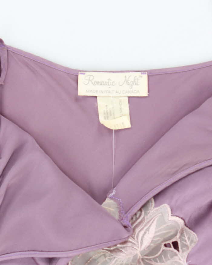 Vintage 90s Romantic Night Silk Slip Dress - S