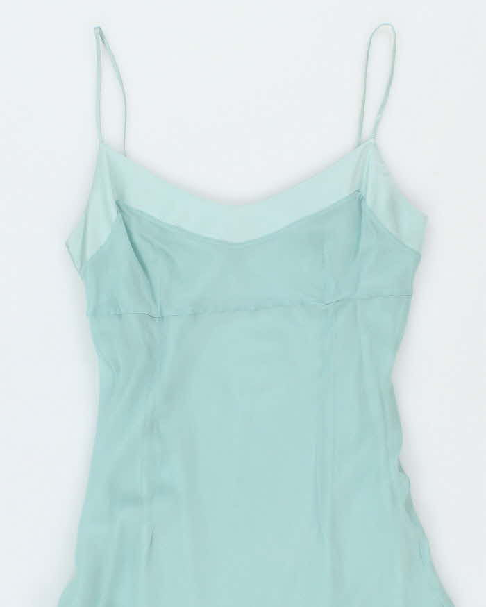 Vintage 00s Darling Blue Silk Dress - S