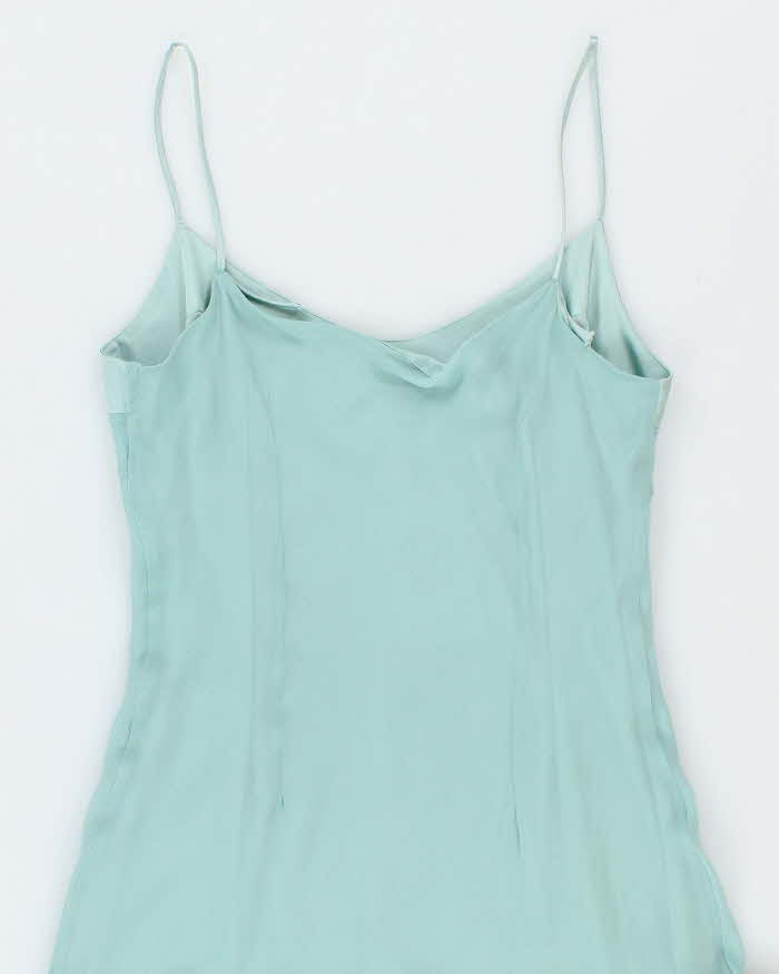 Vintage 00s Darling Blue Silk Dress - S