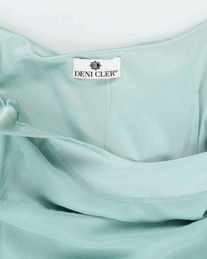 Vintage 00s Darling Blue Silk Dress - S