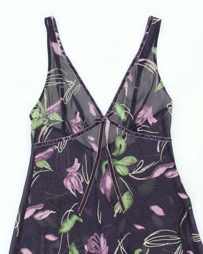 Vintage Y2k 00s La Senza Mesh Maxi Dress - S
