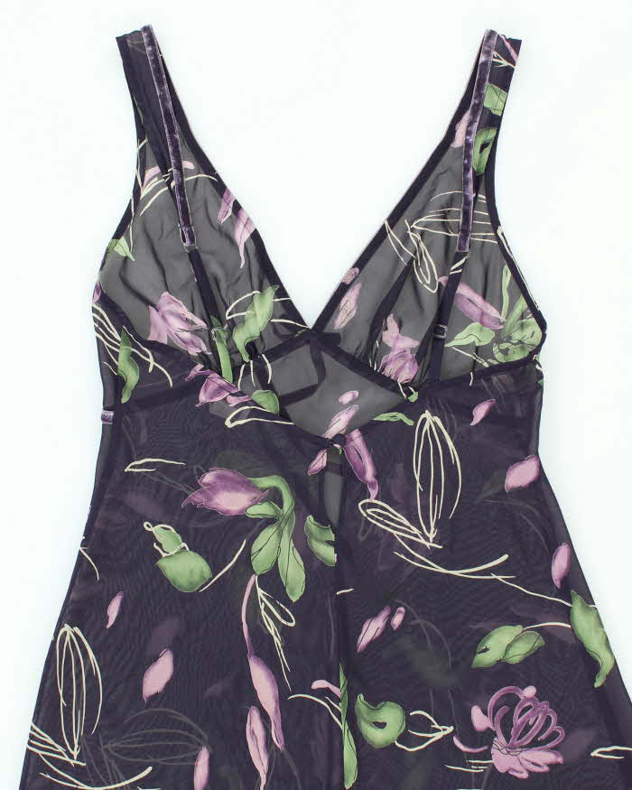 Vintage Y2k 00s La Senza Mesh Maxi Dress - S