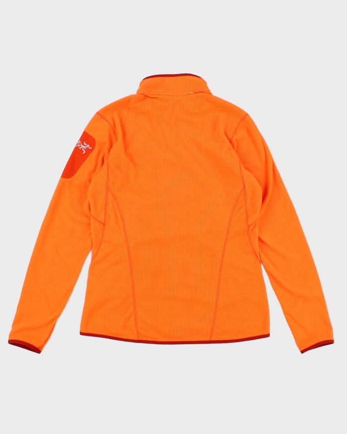 Women's Orange Arc'teryx Zip UP Fleece - XS