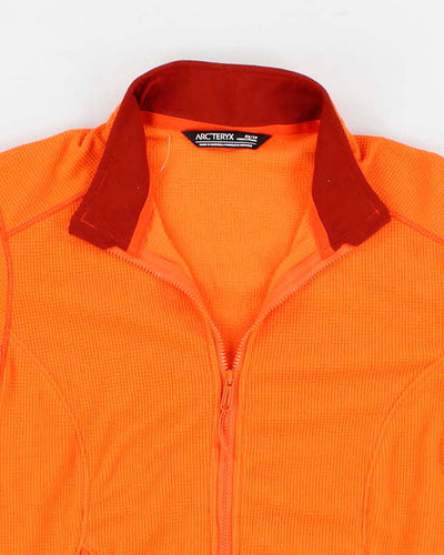 Women's Orange Arc'teryx Zip UP Fleece - XS