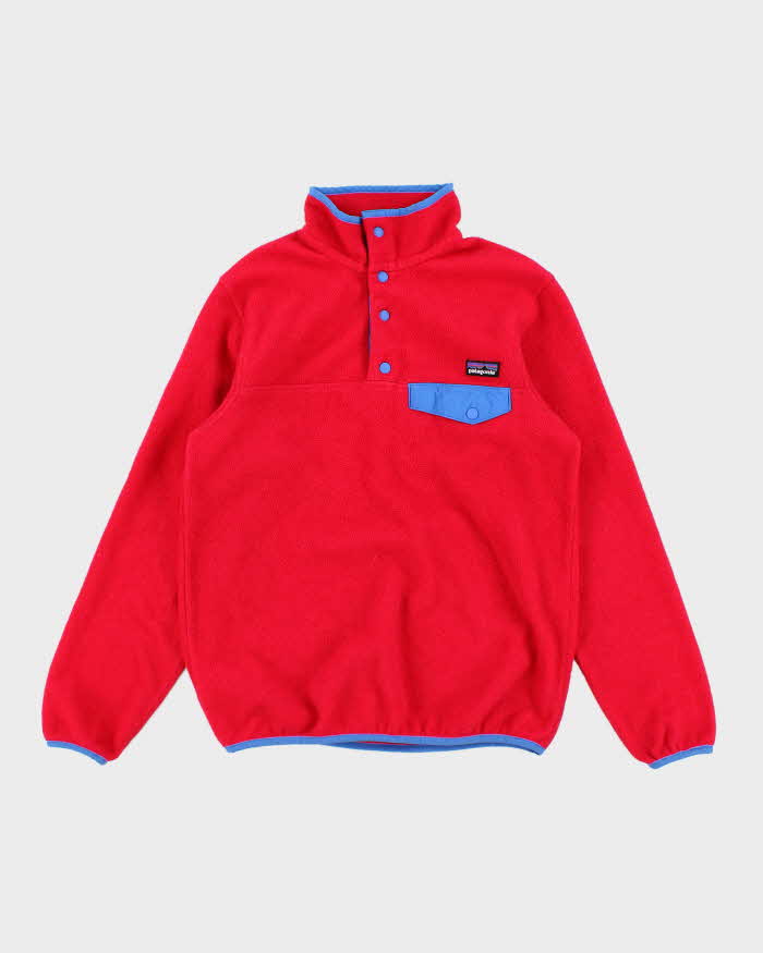 Pile Patagonia rosa vintage da donna degli anni '80 XS