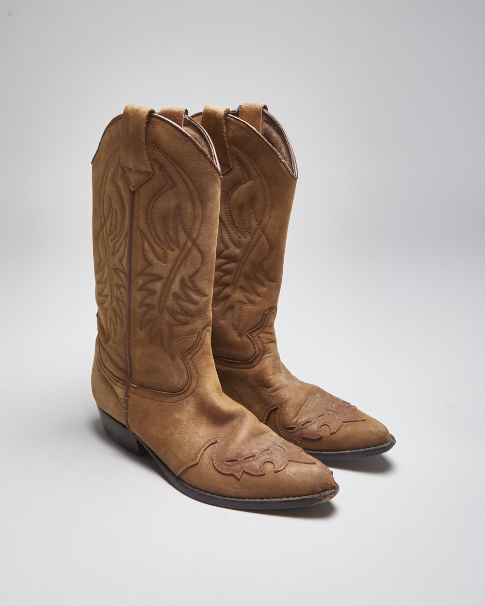Vintage Guess Brown Cowboy Boots UK5.5 Rokit