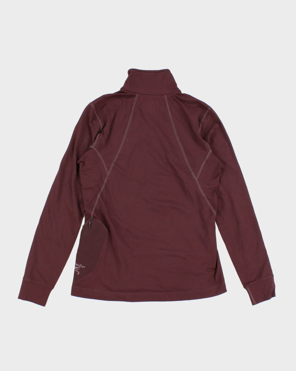 Arc'teryx Brown Quarter Zip Sweatshirt - S